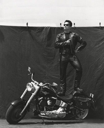 Arnold Schwarzenegger dal film "Terminator 2 - Il giorno del giudizio" del 1991