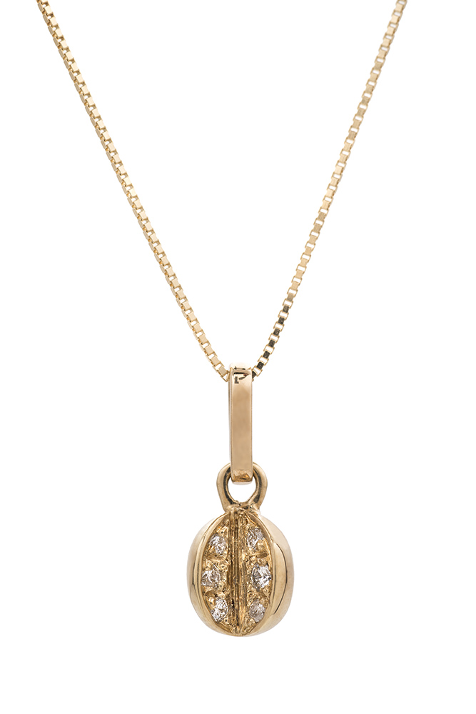 Pendente 18K oro giallo diamanti