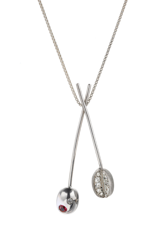 Pendente Argento 925 zirconi