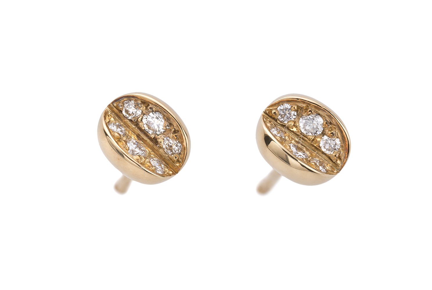 Orecchini 18K oro giallo diamanti
