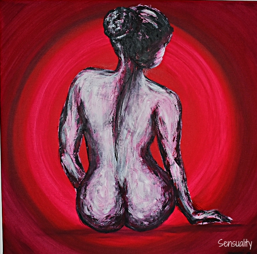 Sensuality ( 90x90 / Acryl + Strukturpaste)