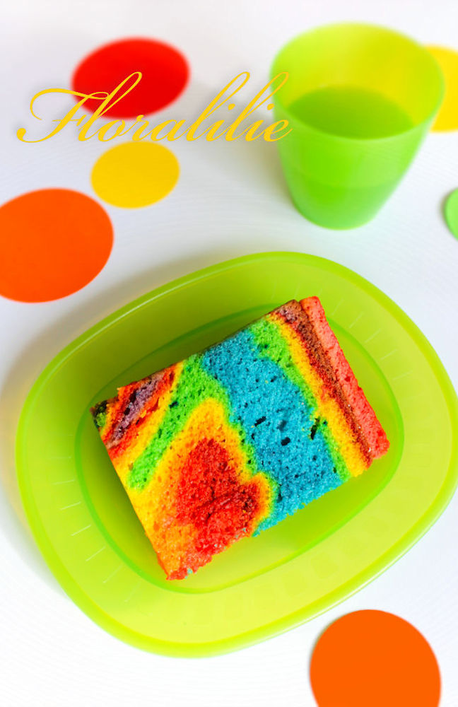 Rainbow Cake | Floralilie Sugar Art