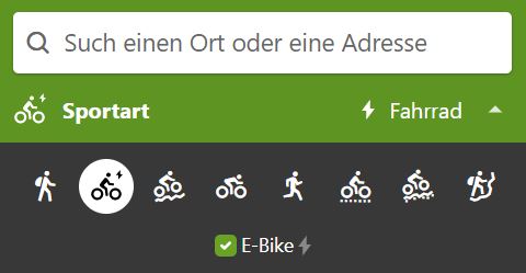 Einstellungen für das e-Bike vornehmen