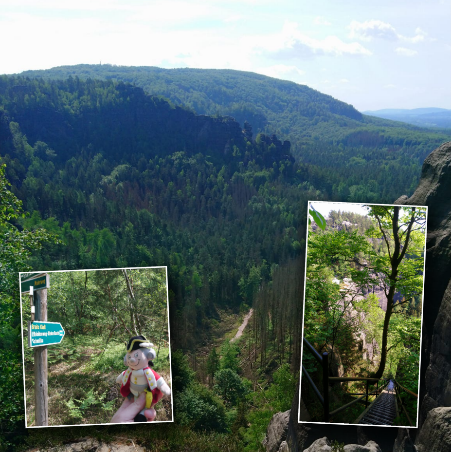 Rund um Schmilka - zur Heiligen Stiege und Rauschentor zurück