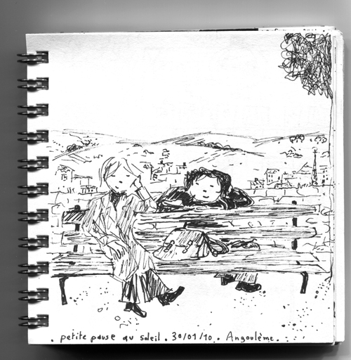 Festival de BD d'Angoulème 2010 (extrait carnet)