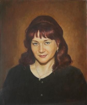 Женский портрет.2005.холст.масло.55х45