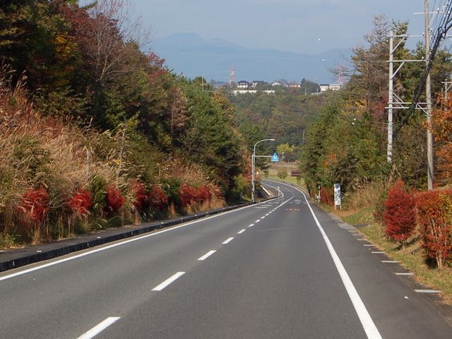 信号の少ない気持ちの良い道で恵那峡へ