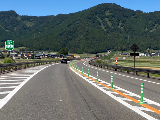 中部縦貫自動車道で勝山市へ