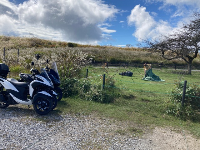 キャンプ場利用は有料