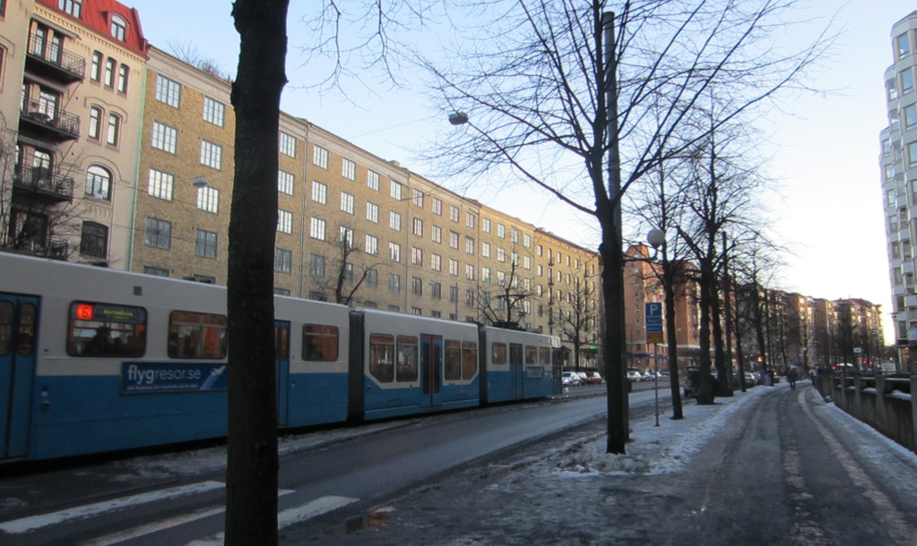 il y a le tram à Göteborg !