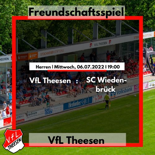 Freundschaftsspiel: VfL Theesen - SC Wiedenbrück