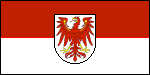 Landesflagge von Brandenburg