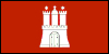 Flagge von Hamburg