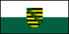Flagge von Sachsen
