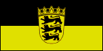 Flagge von Baden-Württemberg