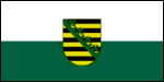 Flagge von Sachsen