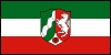 Flagge von Nordrhein-Westfalen