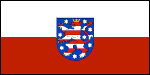 Flagge von Thüringen