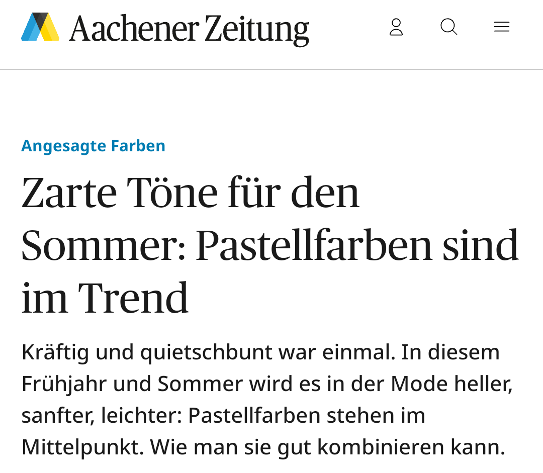 DPA Beitrag Farben 2024 mit Stilberaterin Jasmin Link
