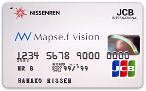 「Mapse.f vision」JCBカード