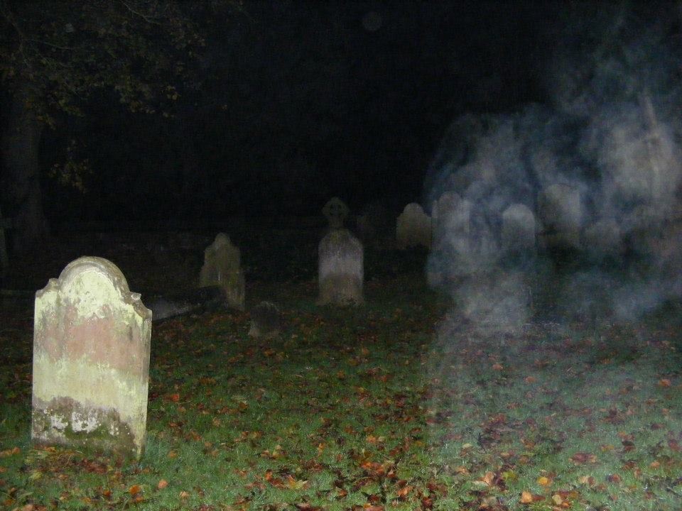 A haunted graveyard in Harefield 