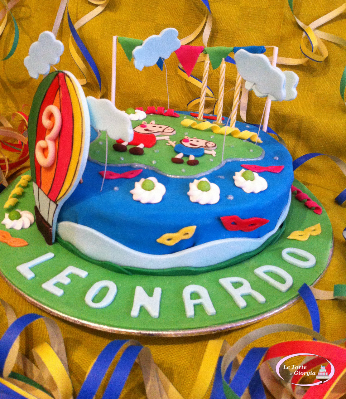 Torta IL CARNEVALE DI PEPPA PIG Le torte di