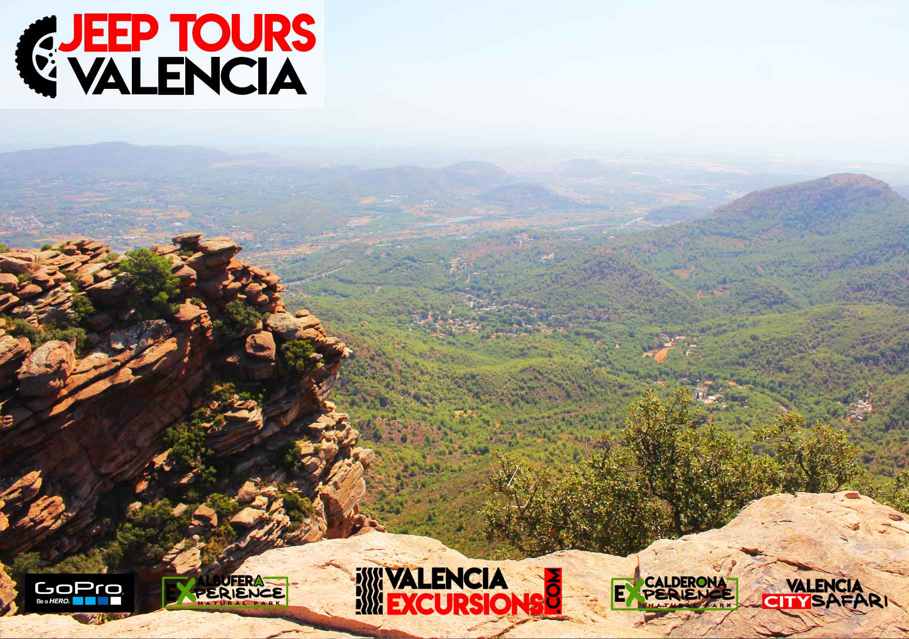 El Garbi viewpoint 700m high during Calderona EXperience jeep tour in Valencia