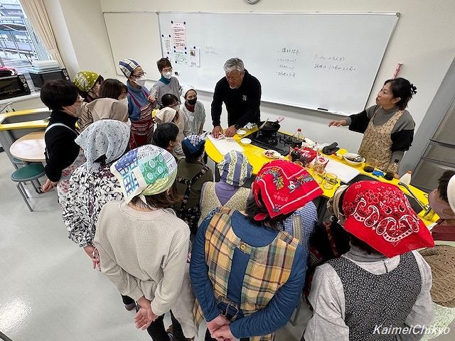 第6回開明女性学級　四日市名物“とんてき”を作ろう　開催しました！