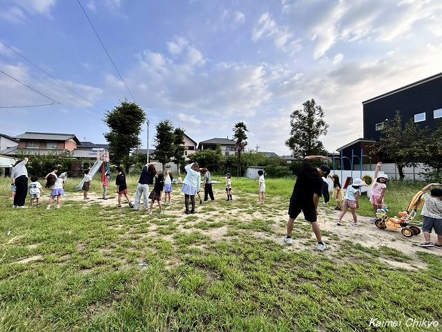 夏休み最後のラジオ体操！＜南野府子ども会より＞