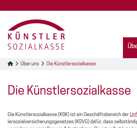 Was ist die Künstlersozialkasse?