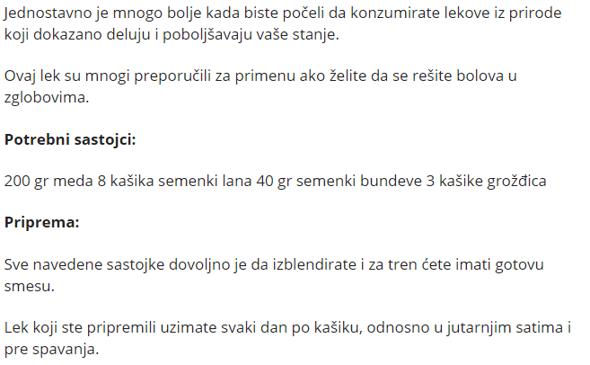 Artroza I Zglobovi Slatinci U Ch