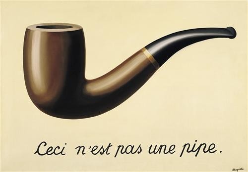ルネ・マグリット「イメージの裏切り」(1929年)
