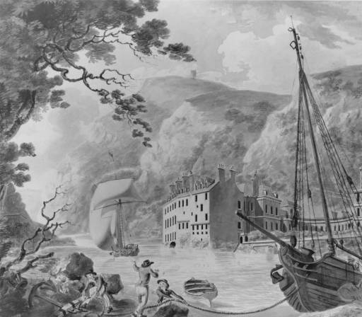 《ライジング・スコール:ブリストルの聖ヴィンセント・ロックのホット・ウェルズ》1793年