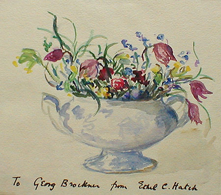 《floral still life with teapot》1920年