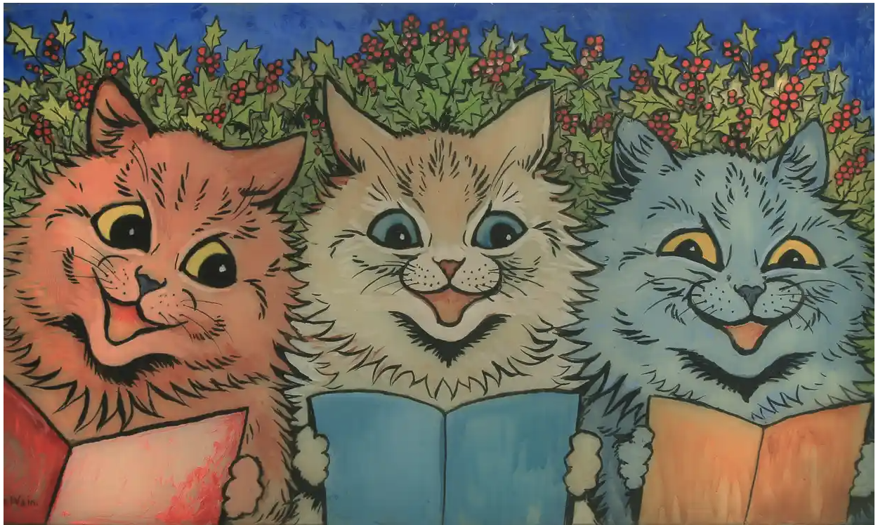 【美術解説】ルイス・ウェイン「統合失調者になった猫画家」