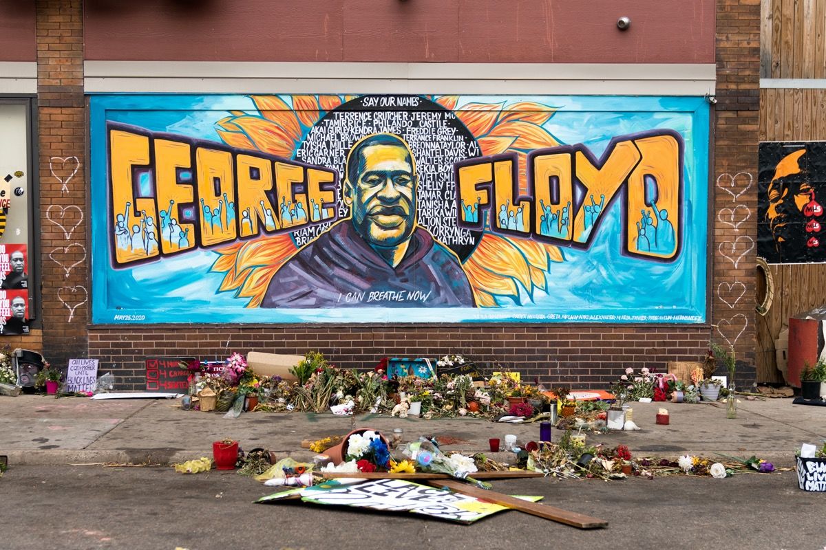 【作品解説】ジョージ・フロイド追悼壁画「BLM運動の起爆剤となったフロイド追悼壁画」