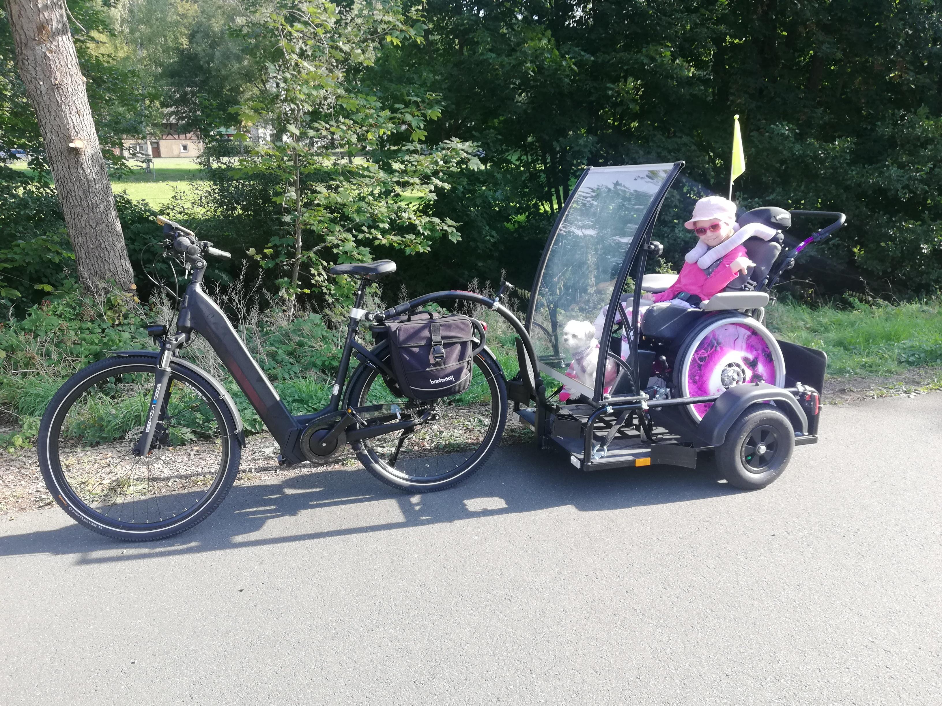 das Reha Hilfsmittel Fahrradanhnger - Rollstuhl-Mobilitt & Teilhabe