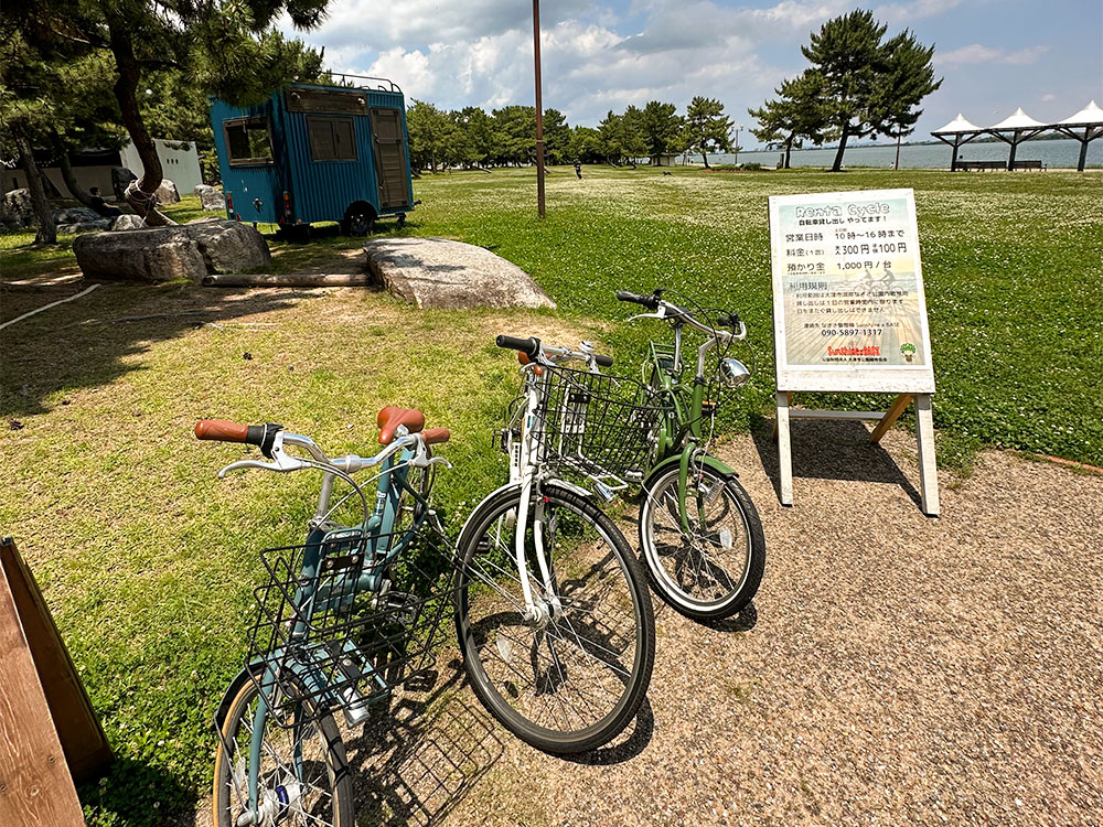 レンタサイクルをご利用ください！