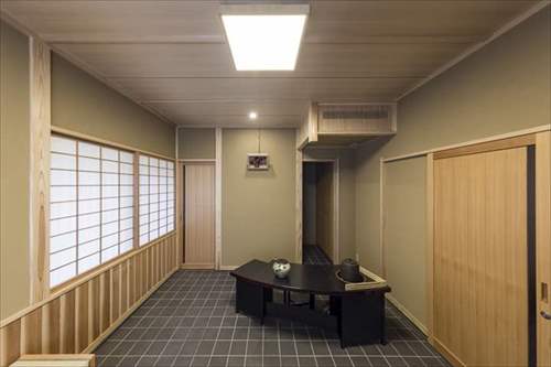 茶室建築　茶室設計　住宅建築　住宅設計　即中斎好み立礼卓　立礼
