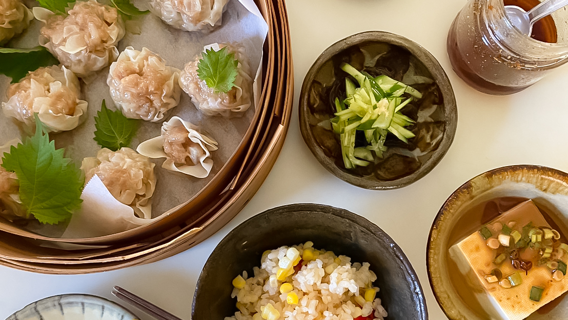 「手作り焼売と夏の中華料理」