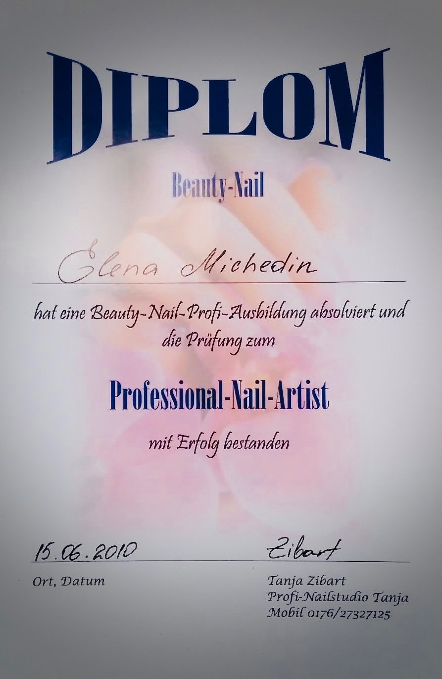 Diplom Professional Nail Artist