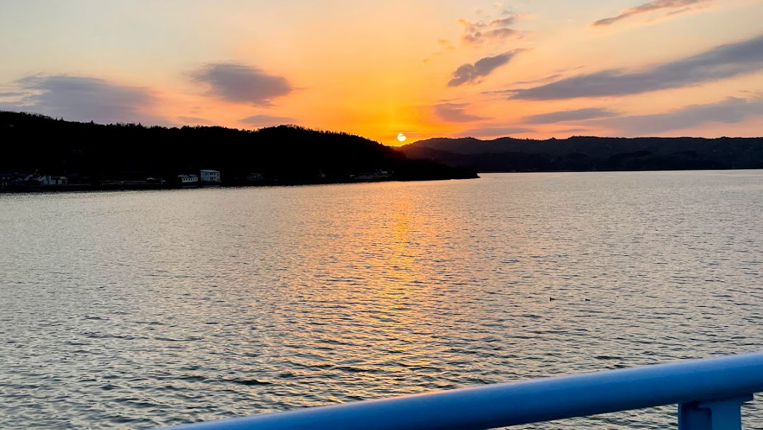 【青島】から見た湖山池
