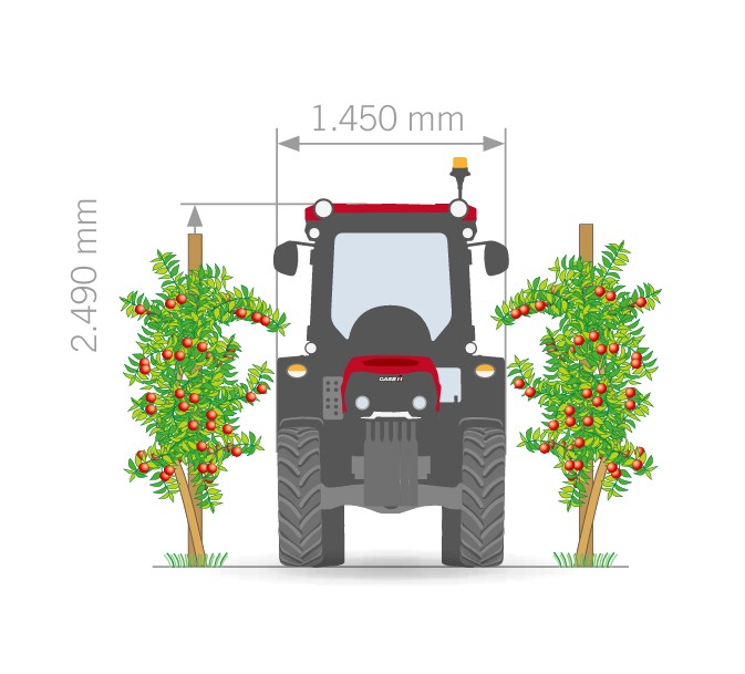 Case IH Quantum F Spezialtraktor (MY 2023) (Quelle: Case IH)