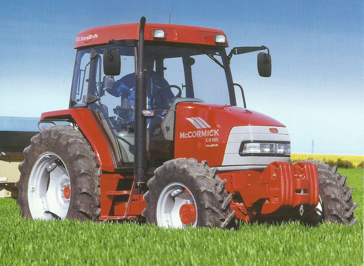 McCormick CX105 Allradtraktor mit DeLuxe Kabine (Quelle: McCormick)