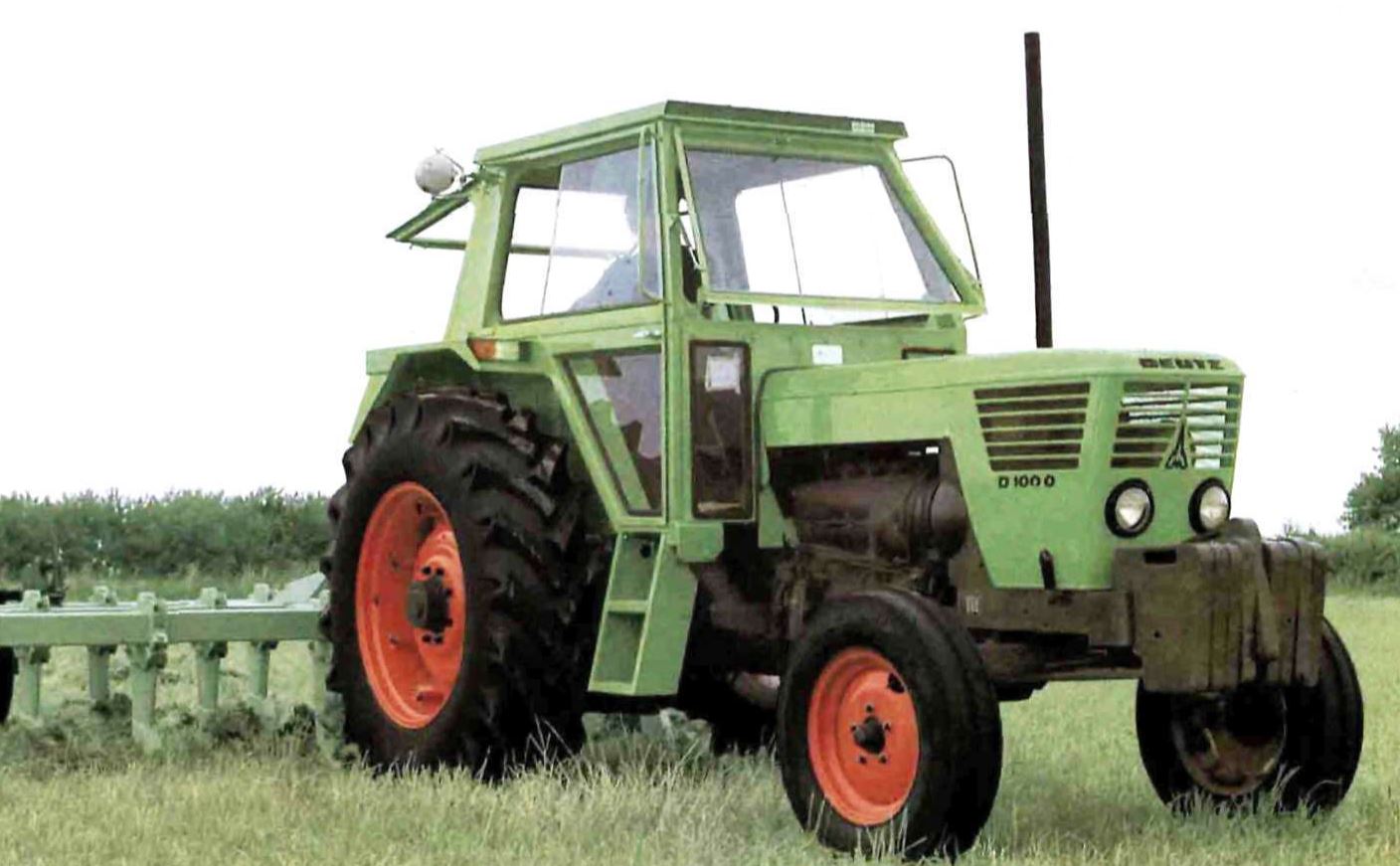 Deutz D10006 Traktor mit Hinterradantrieb und Kabine (Quelle: SDF Archiv)