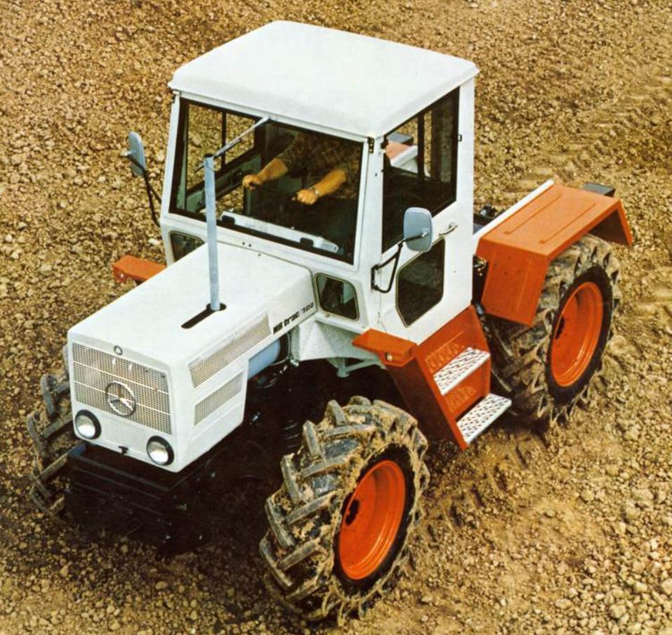 MB trac 700 Traktor von 1976 (Quelle: Mercedes-Benz AG)