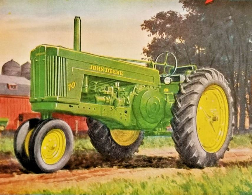 John Deere Modell 70 Traktor als Dreirad (Quelle: John Deere)