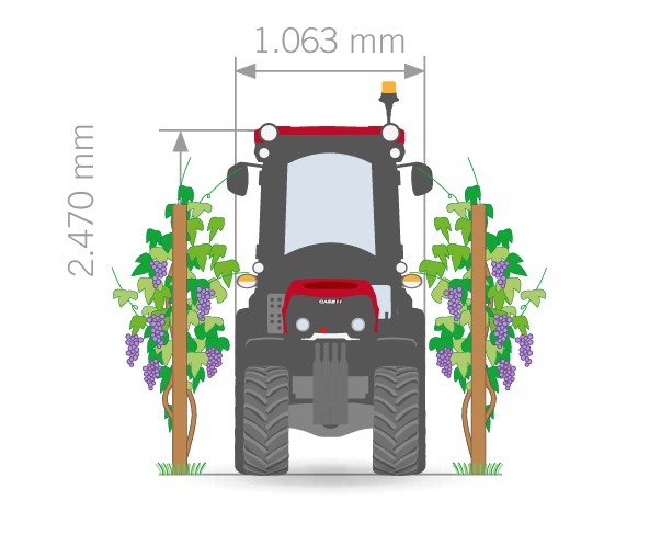 Case IH Quantum N Spezialtraktor (MY 2023) (Quelle: Case IH)