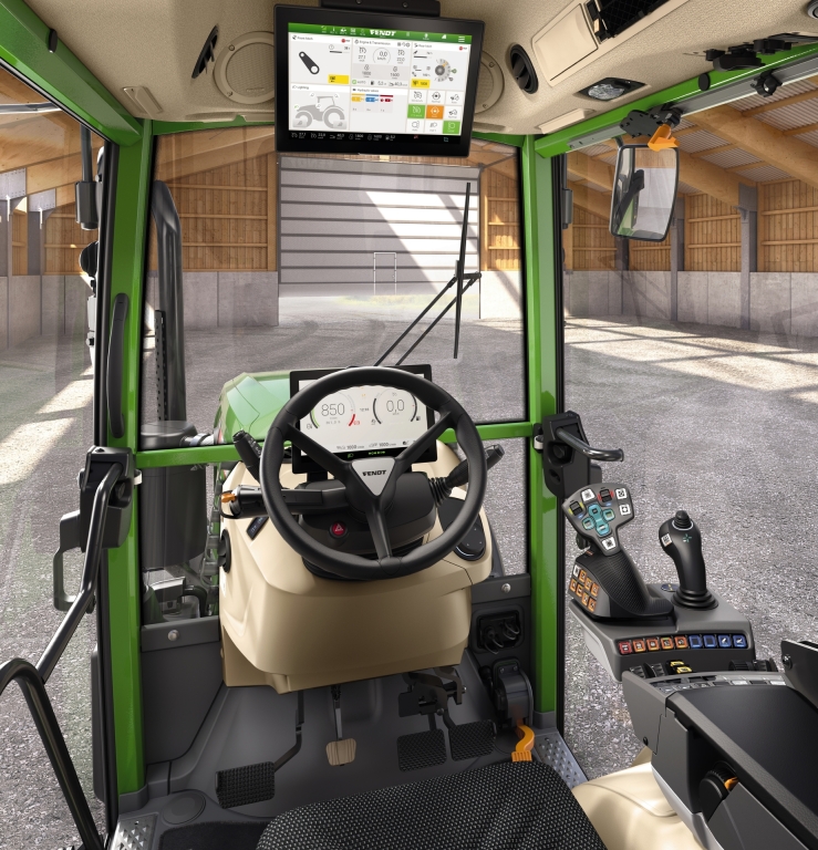 Fendt 211V Vario MY2021 Schmalspurtraktor Kabine mit Sonderausstattung (Quelle: Hersteller)