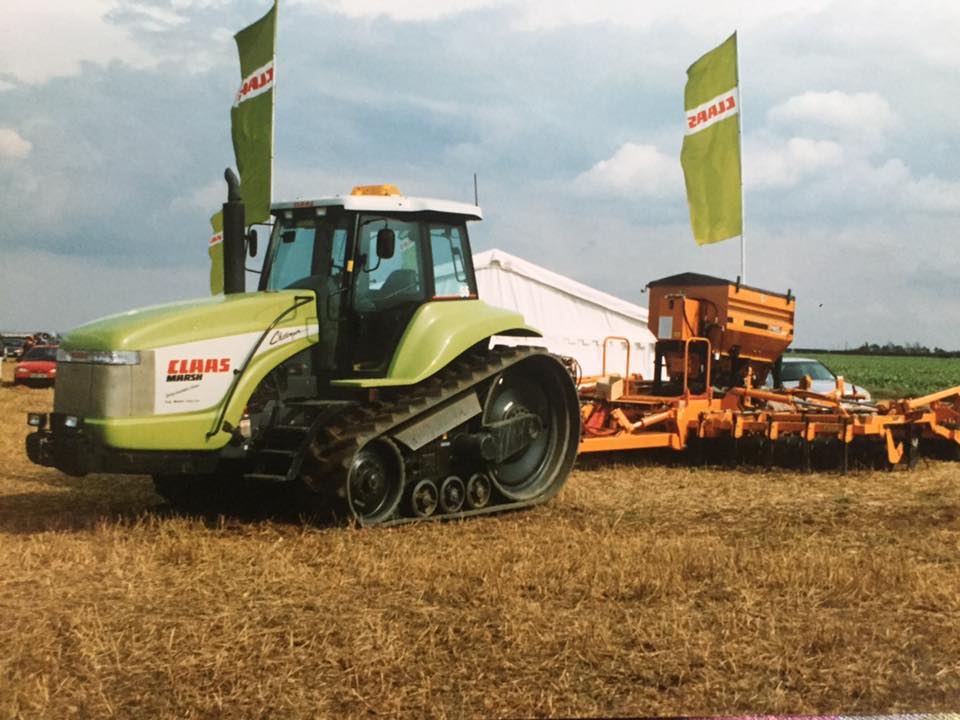 Claas Challenger 55 bei der Premiere in England (Quelle: George Roworth)